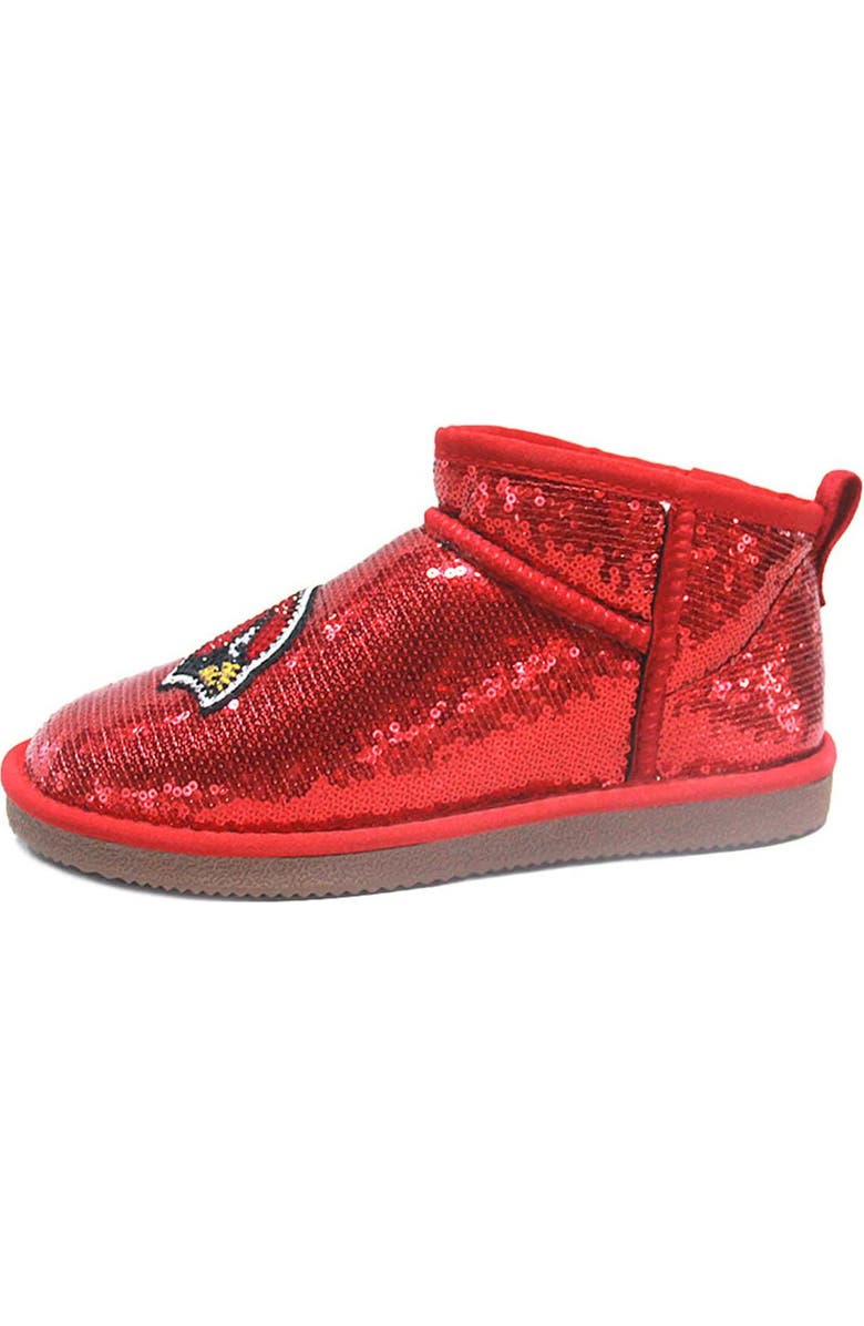 CUCE Women's Cuce Red Arizona Cardinals Sequin Ankle Boots, Alternate, color,