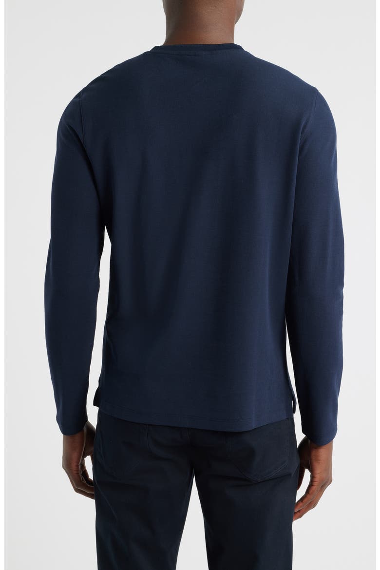 Sorrell Long Sleeve Cotton Blend T-Shirt, Alternate, color, DARK CASPIAN