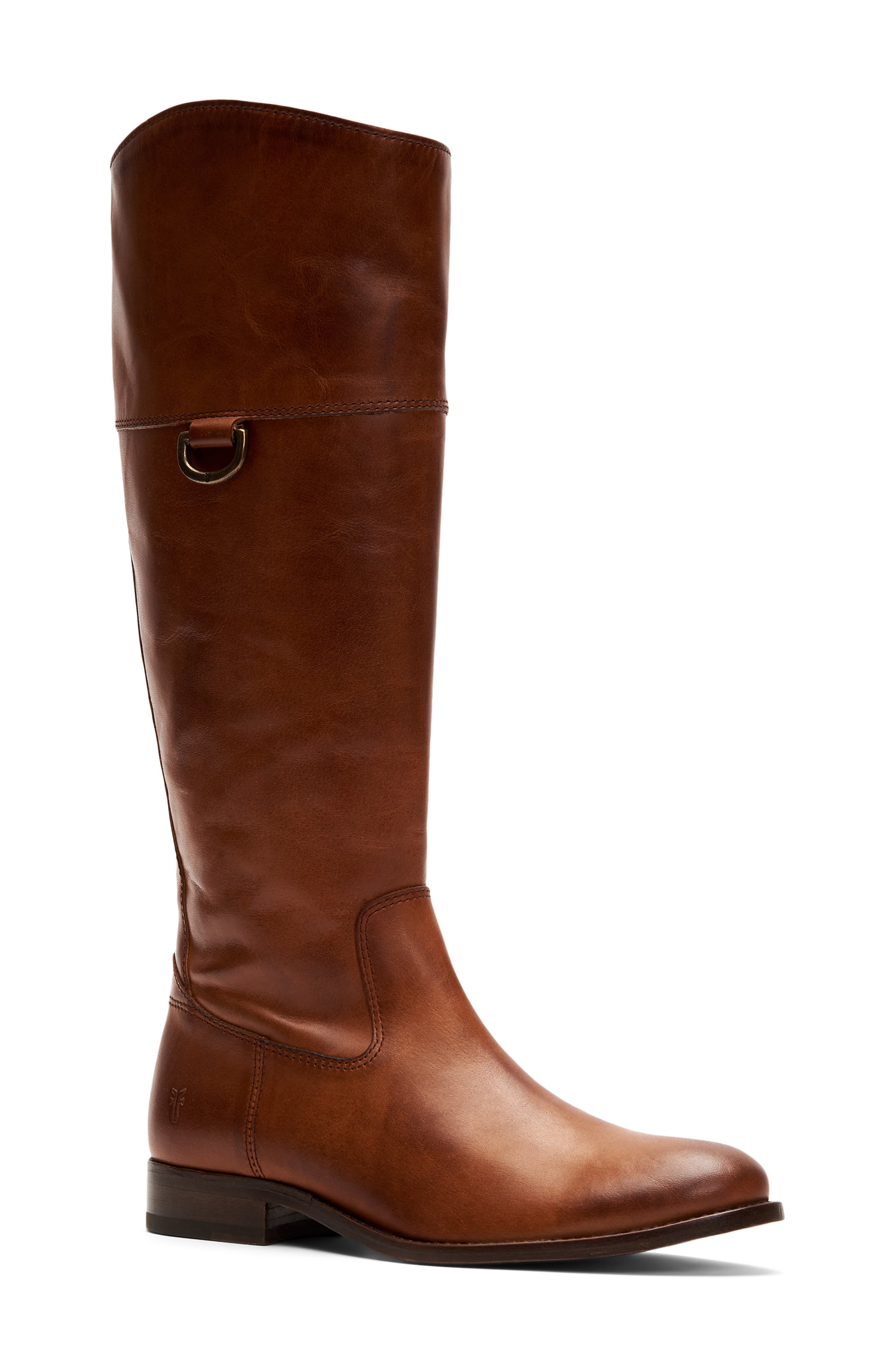 Melissa Knee High Boot, Main, color, CARAMEL