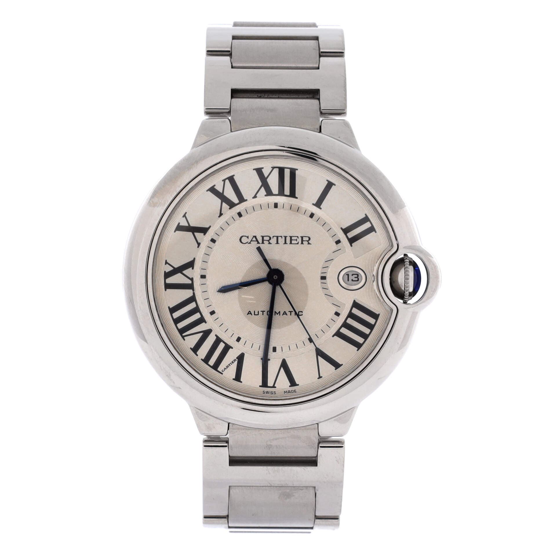 Pre-Owned Cartier Ballon Bleu de Cartier Automatic Watch Stainless ...