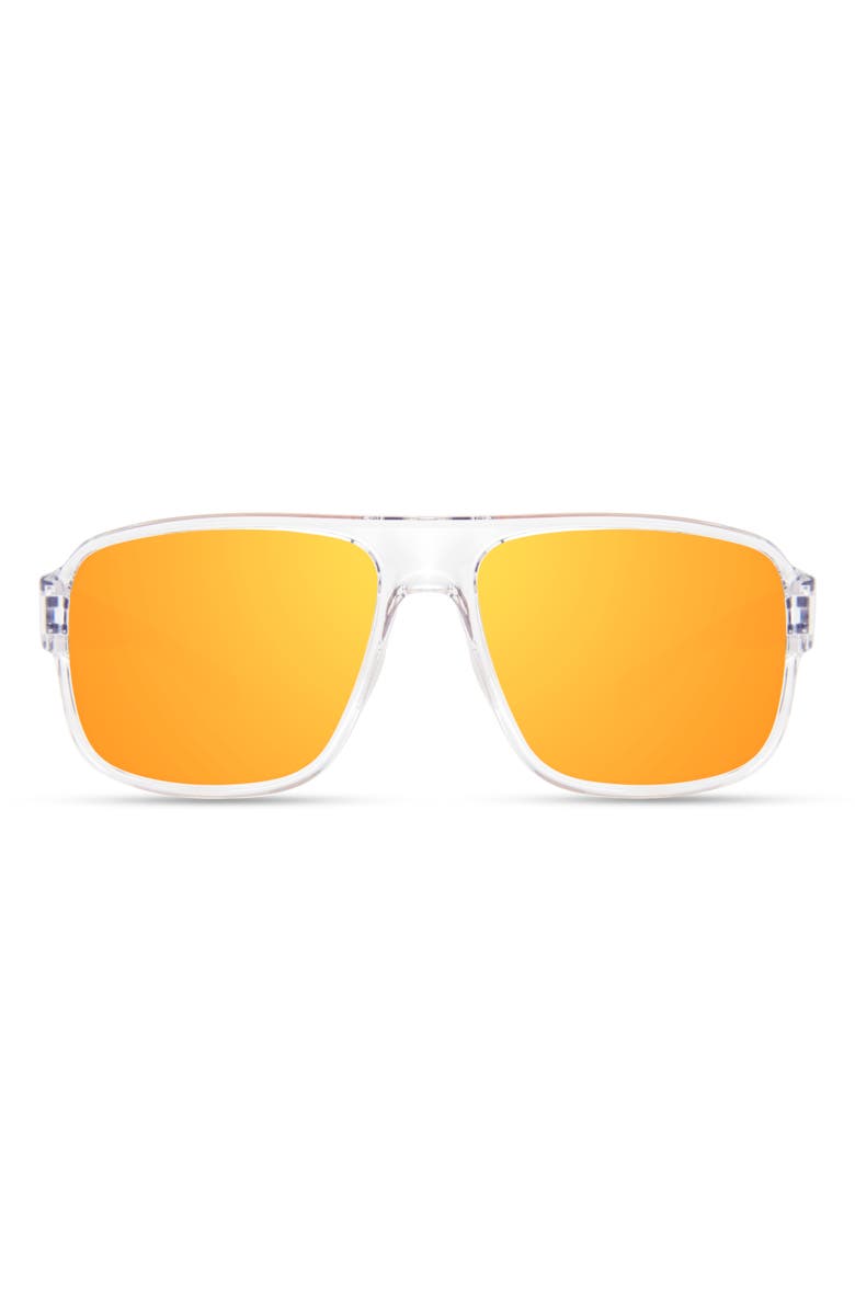 Eco Levi Sunglasses, Main, color, Crystal