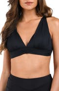 La Blanca Shirred Bikini Top