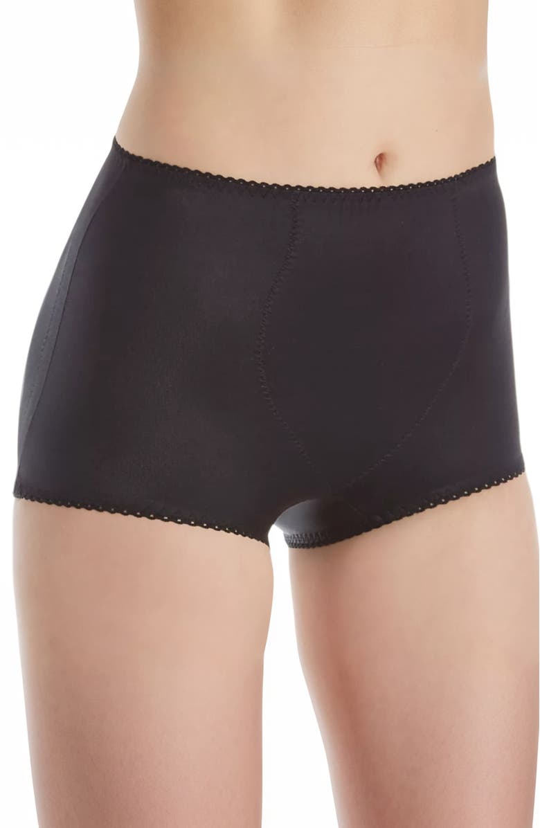 Rago Padded Panty Brief With Removable Pads, Alternate, color, Black