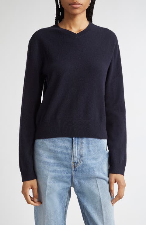 Classic V-Neck Cashmere Sweater