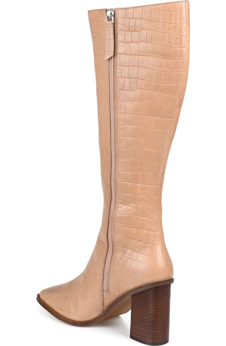 Journee Signature Tamori Leather Boot, Alternate, color, Tan