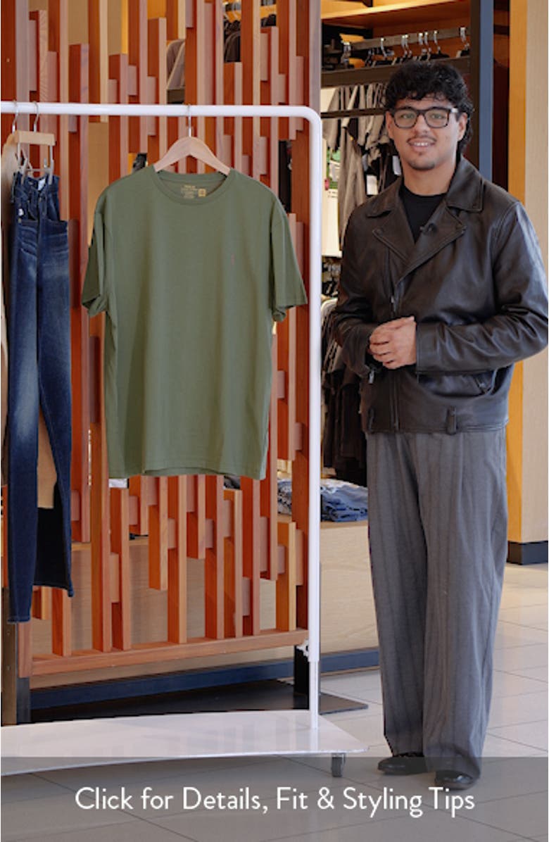 Classic Fit Jersey Crewneck T-Shirt, sales video thumbnail