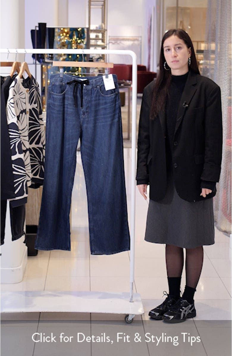 Airy Denim Low Slung Baggy Jeans, sales video thumbnail