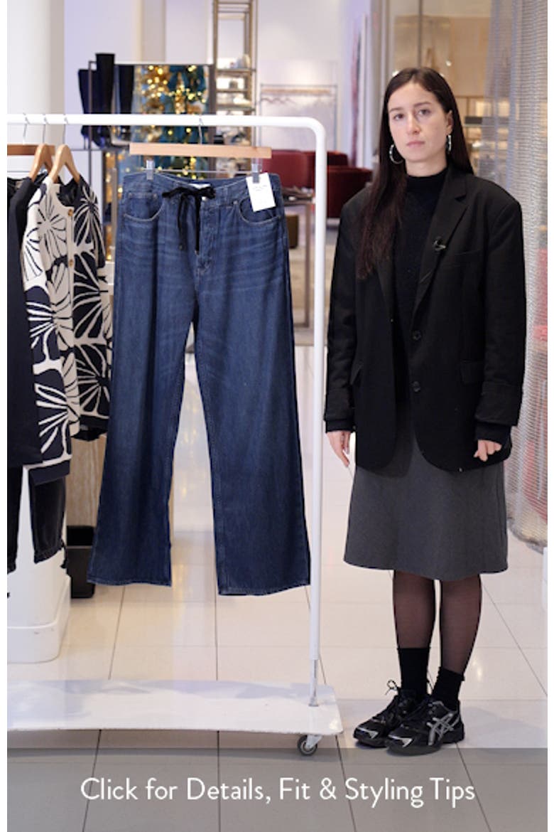 Airy Denim Low Slung Baggy Jeans video