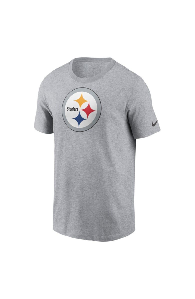 Nike Men's Nike  Gray Pittsburgh Steelers Logo Essential T-Shirt, Alternate, color, Gray