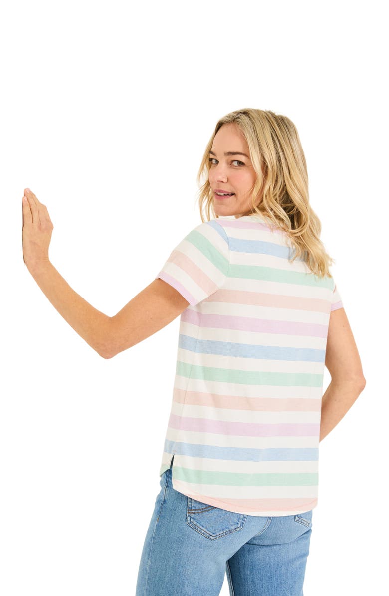 FatFace Natalie Stripe Tee, Alternate, color, 