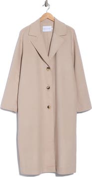 Rebecca Minkoff Double Faced Wool Reefer Coat