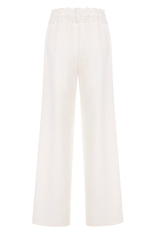 Scarlett Gasque The Day Dream Trouser In White