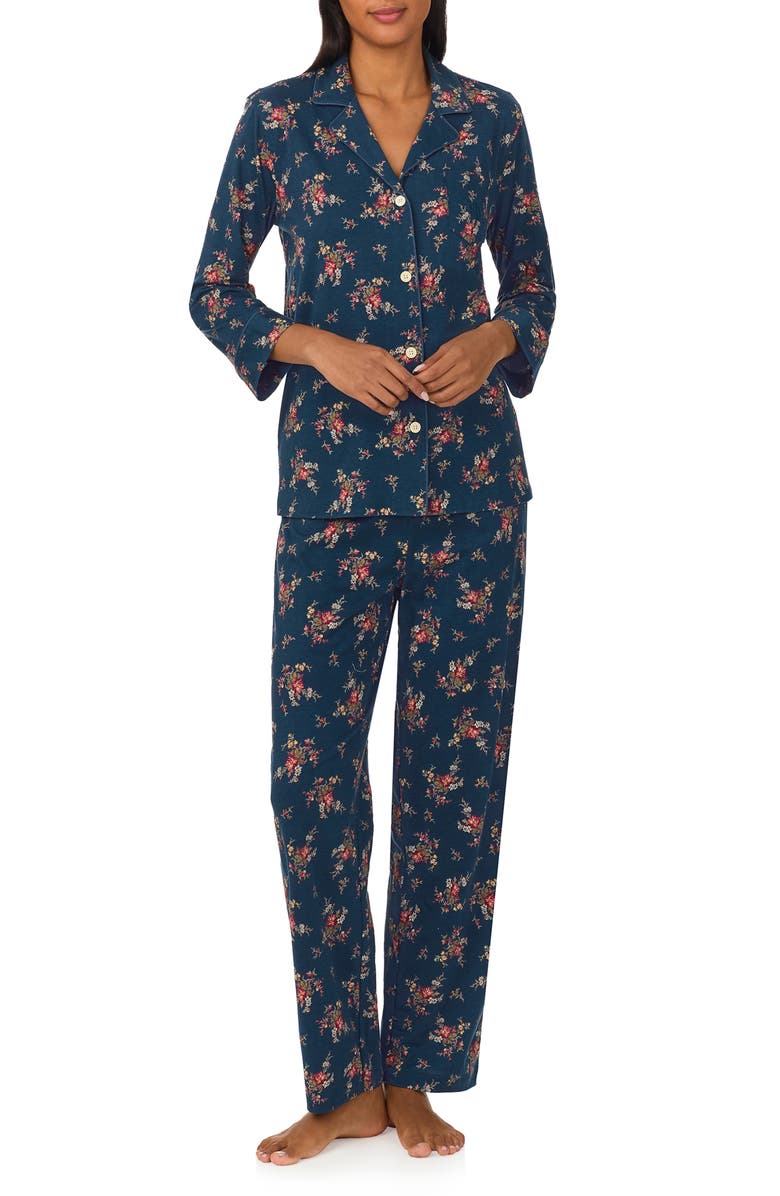 Lauren Ralph Lauren Floral Pajamas, Main, color, 