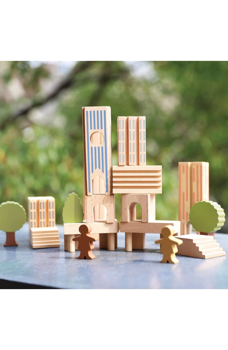 Kaplan Early Learning Company Big City Building Blocks Set - 36 pieces, Alternate, color, Multicolor