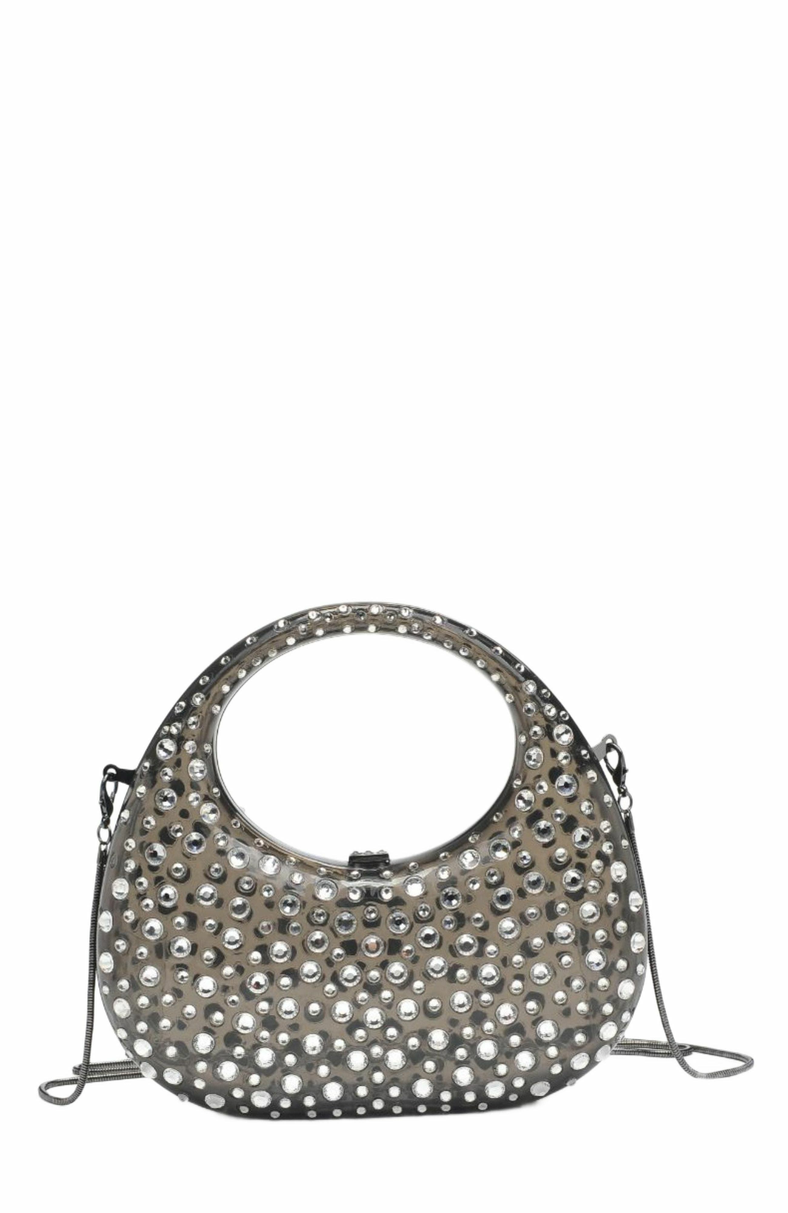 MODA LUXE Vianca Evening Bag, Main, color, Smoke