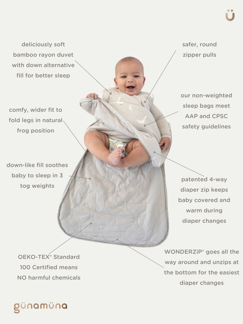 GUNAMUNA GUNAMUNA SLEEP BAG DUVET 0.5 TOG