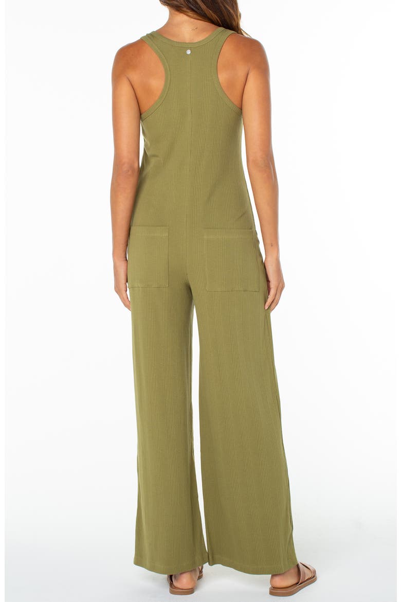 Running Tide Sleeveless Wide Leg Jumpsuit, Alternate, color, OLIV BRNCH