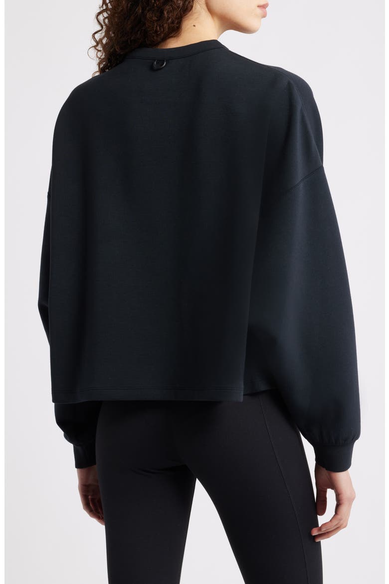 ImpossiblySoft Dri-FIT Oversize Sweatshirt, Alternate, color, BLACK/DARK SMOKE GREY