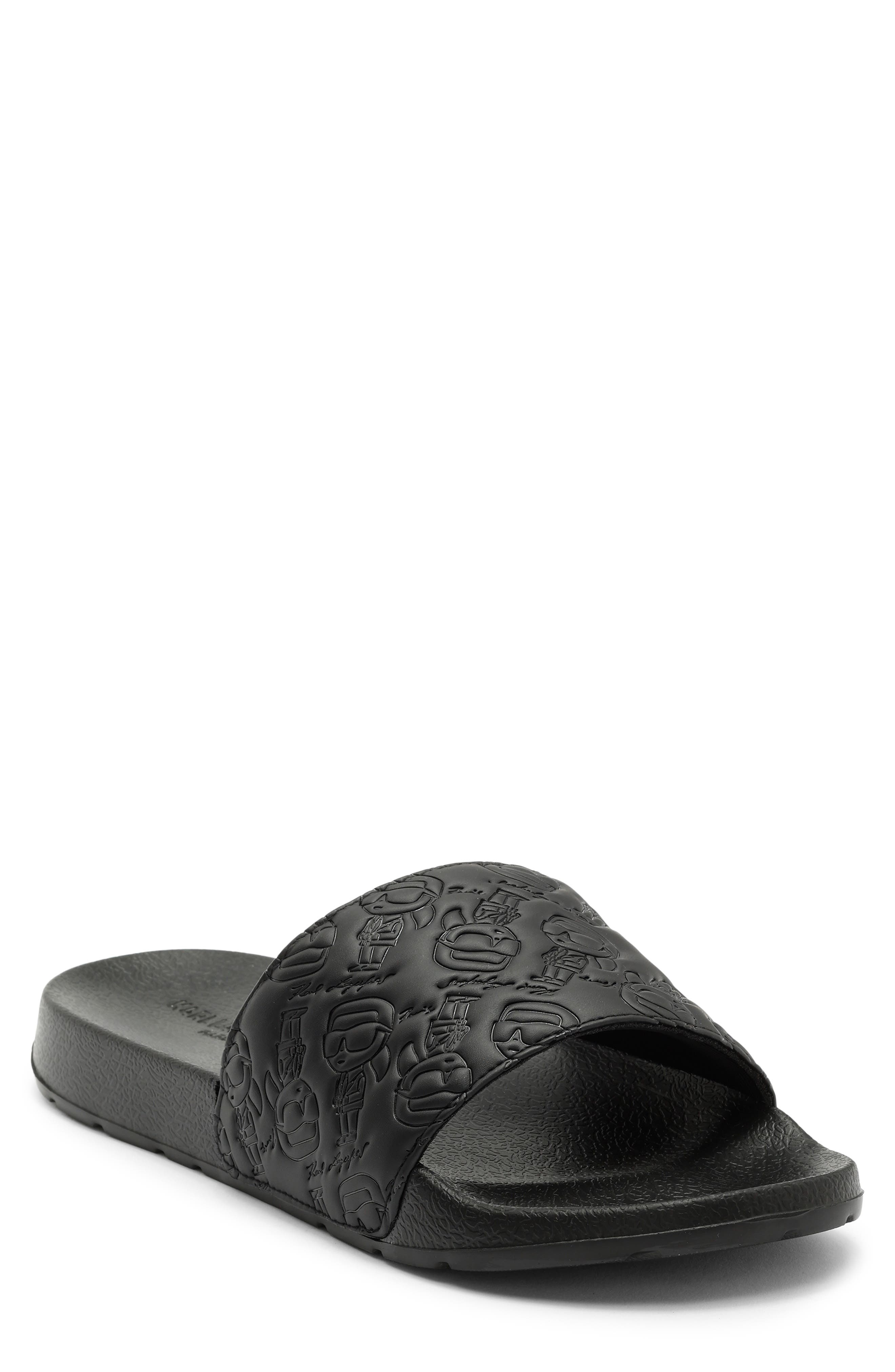 KARL LAGERFELD PARIS Prewitt Banded Slide Sandal