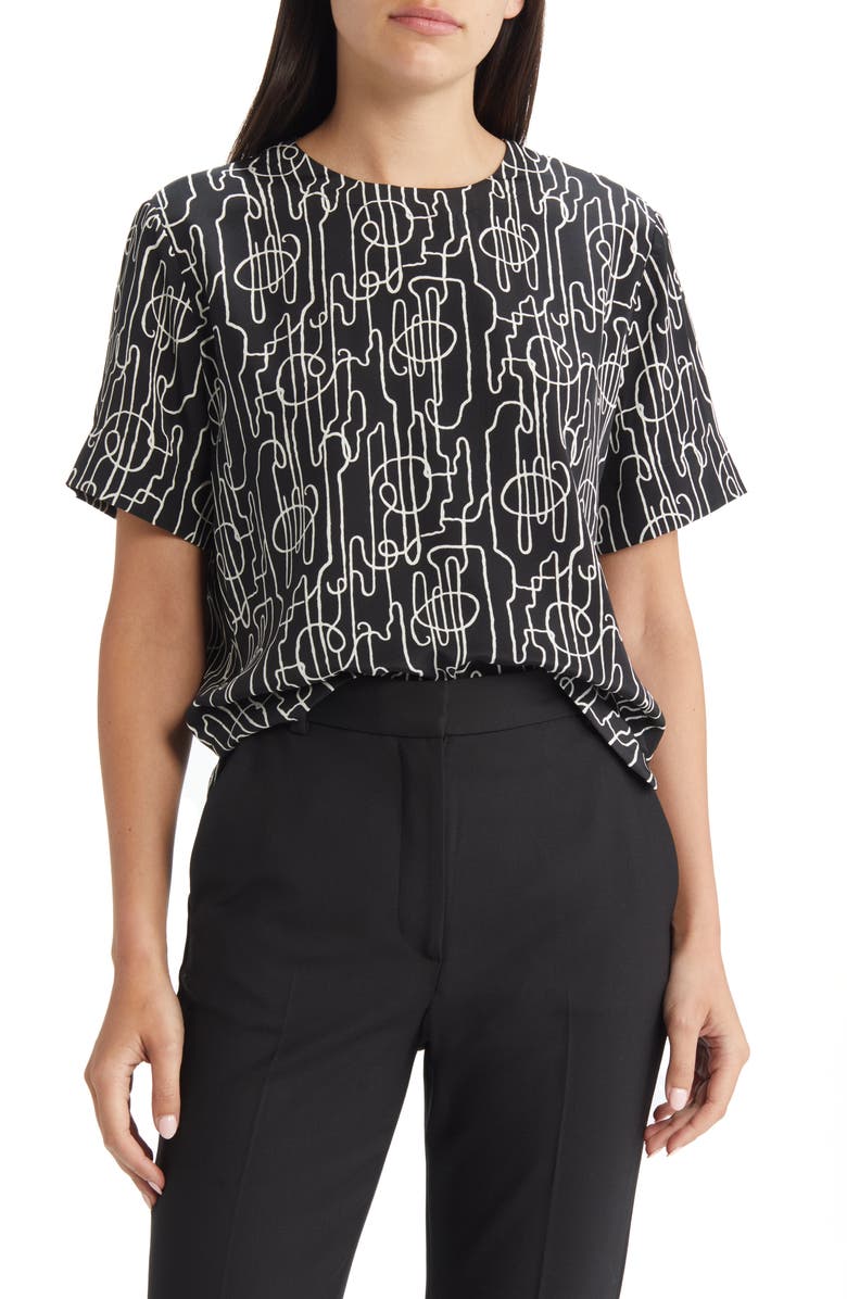 M.M.LaFleur The Annika Washable Silk T-Shirt, Main, color,