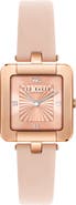 Ted Baker Mayse Leather Strap Watch, 33mm