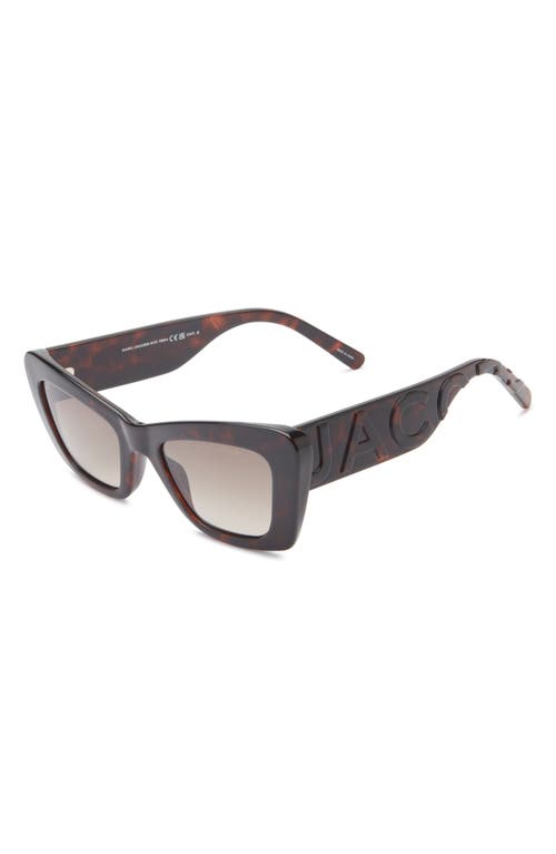 Marc Jacobs 52mm Cat Eye Sunglasses In Brown