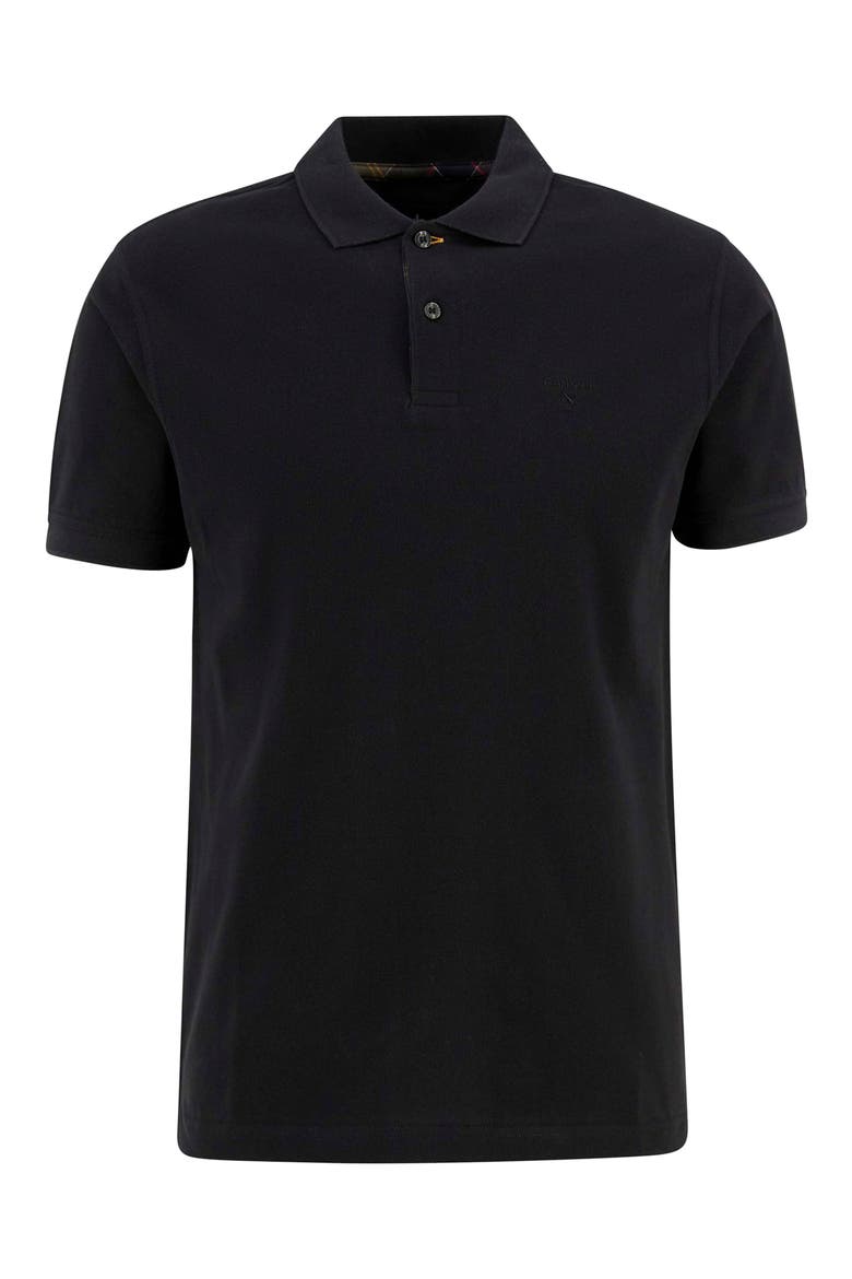 Tailored Fit Pima Cotton Polo, Alternate, color, BLACK