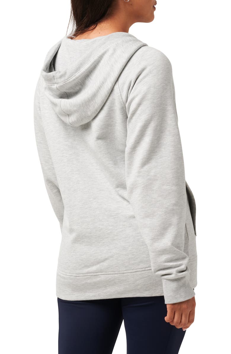 TravisMathew Off Script Stretch Modal & Cotton Zip Hoodie, Alternate, color, 
