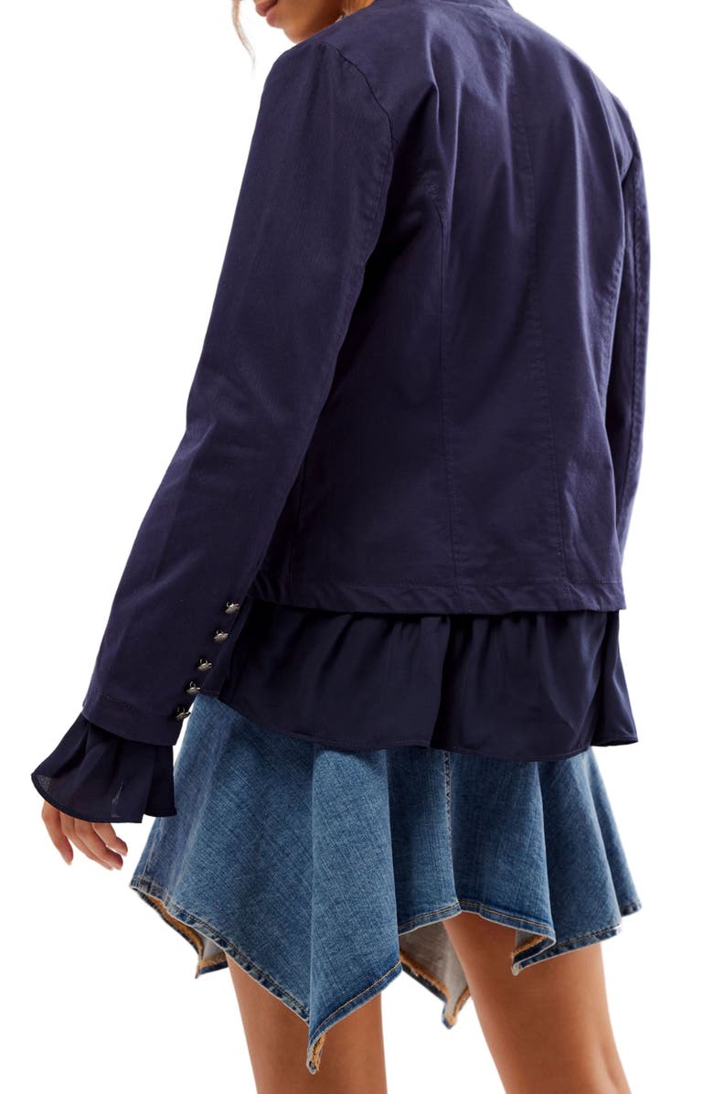 Free People Ruffles Romance Jacket, Alternate, color, 