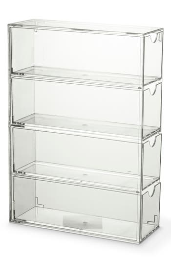 Core Home 4-drawer Sunglasses Organizer In Transparent