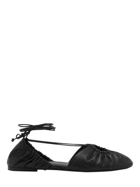 フラットシューズ LANVIN Woman Flat shoes Black FWCSML07NAPAP25 10 Women's luxury ballerinas, designer ballet flats - Lanvin