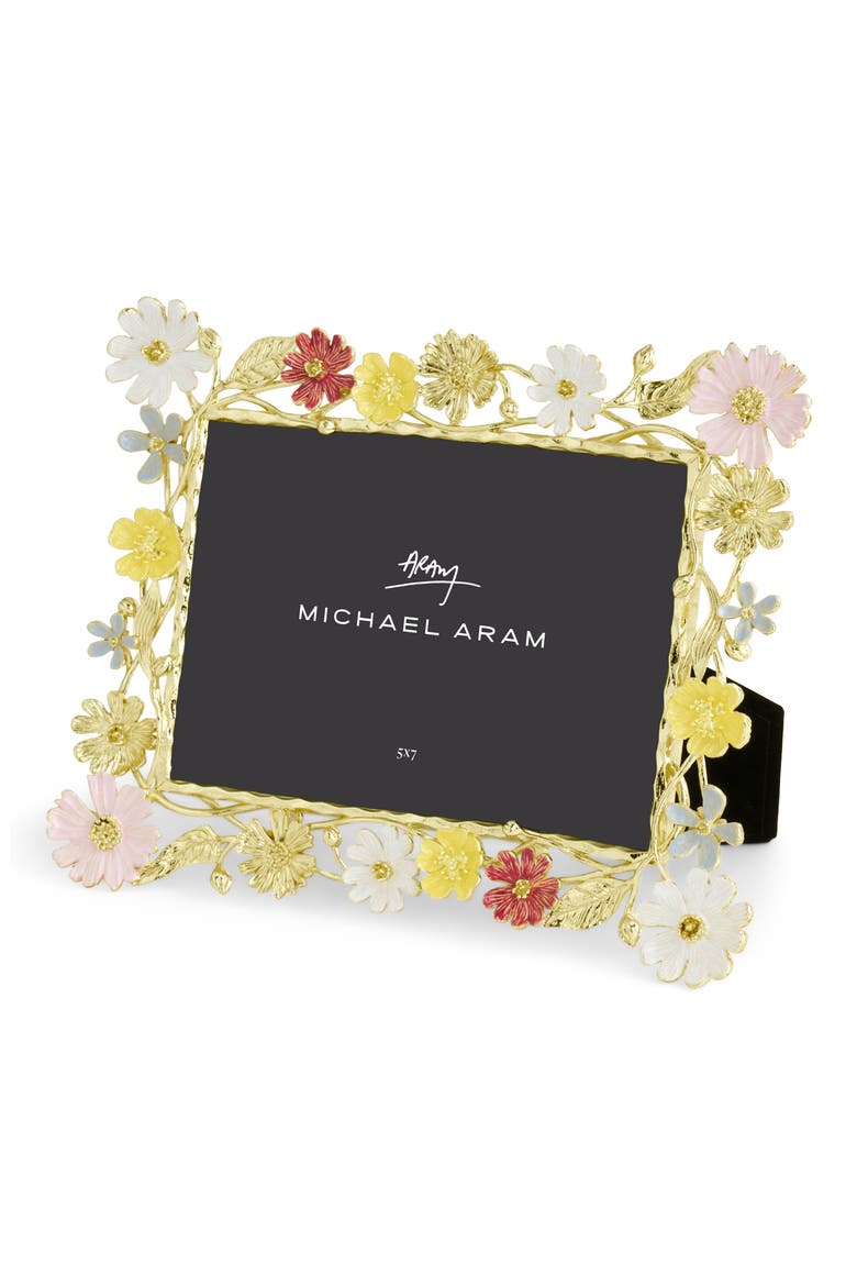 Wildflowers 5 x 7-Inch Picture Frame, Alternate, color, GOLD MULTI