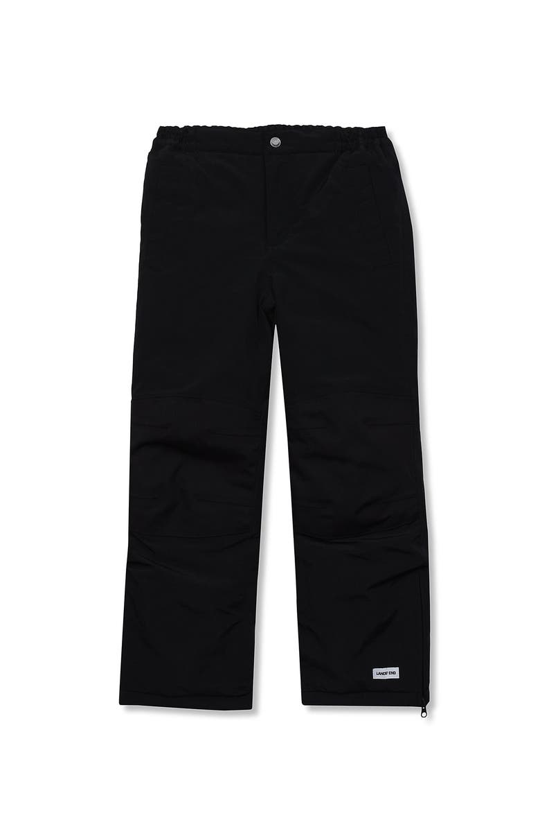 Lands' End Kids Husky Squall Waterproof Insulated Iron Knee Snow Pants, Main, color, Onyx