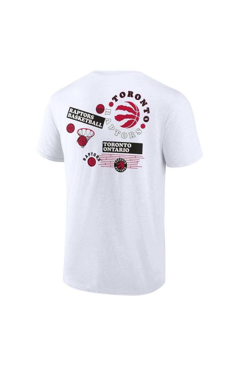 FANATICS Men's Fanatics Branded White Toronto Raptors Street Collective T-Shirt, Alternate, color, White