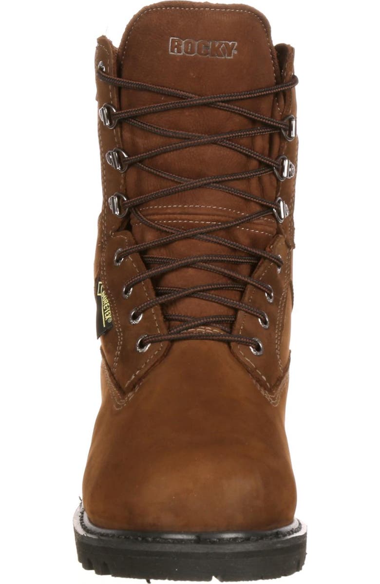 Rocky Steel Toe Goretex Waterproof 600G Insulated Work Boot, Alternate, color, Brown
