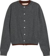 Marni Layered Trim Cashmere Cardigan