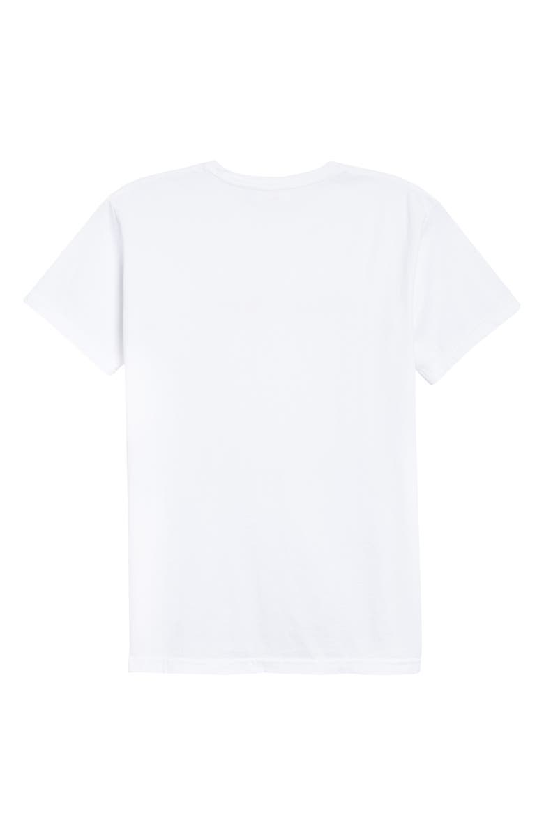 Balmain Button Shoulder Logo Tee, Alternate, color, 