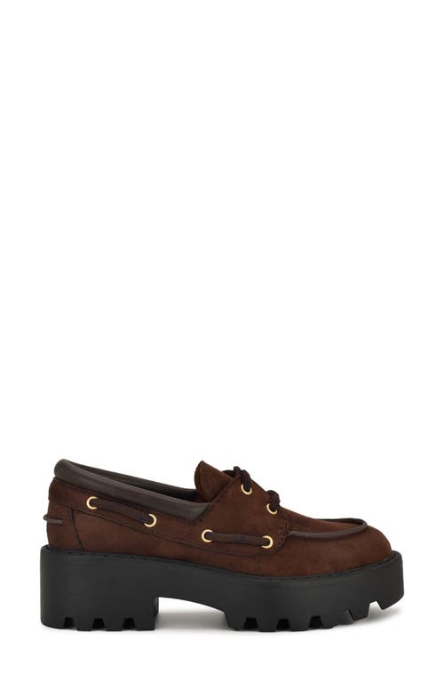 Nine West Kerisa Lug Sole Loafer In Brown