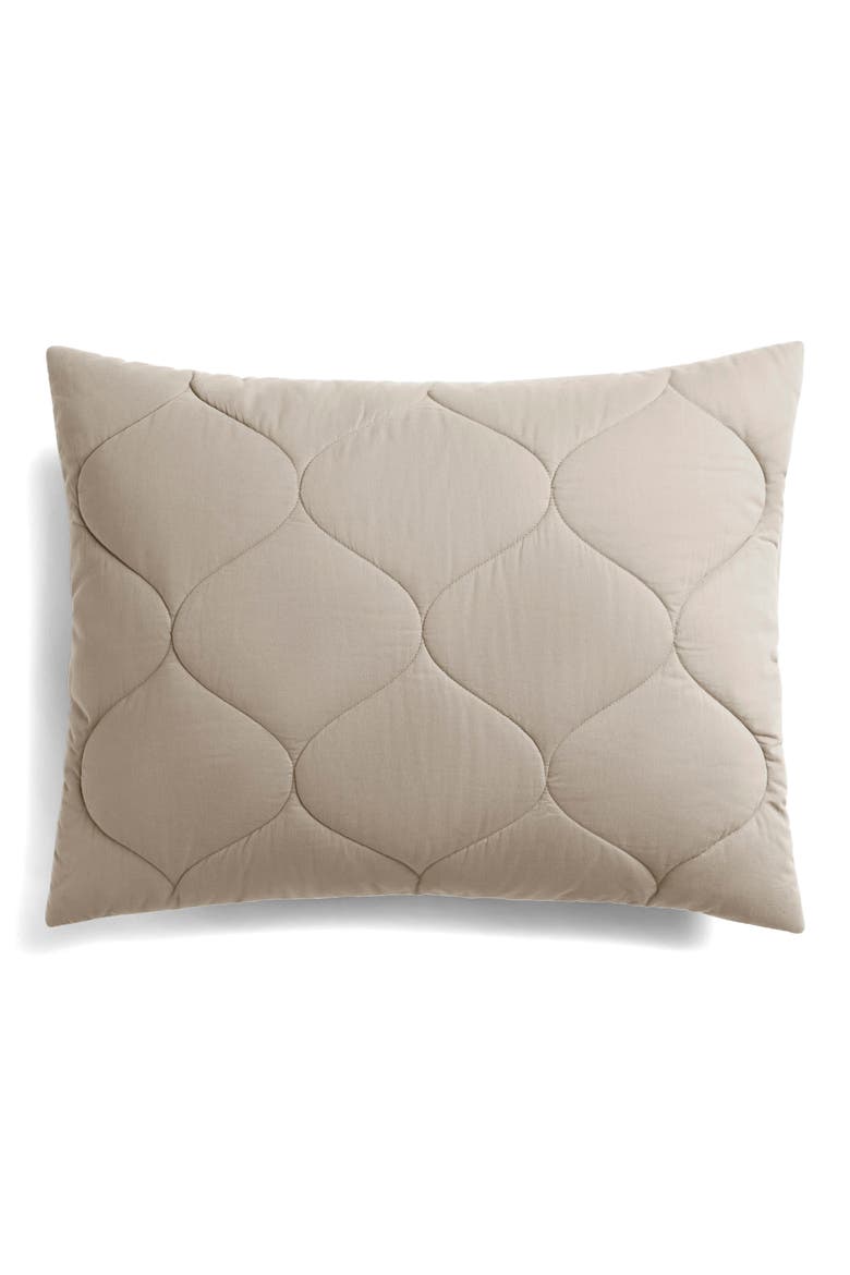 Cotton Drift Set of 2 King Shams, Alternate, color, BONE
