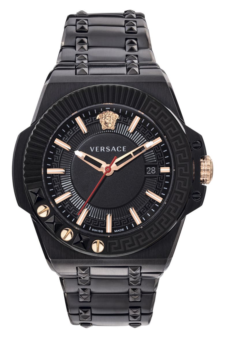 Chain Reaction Bracelet Watch, 45mm, Main, color, TWO TONE