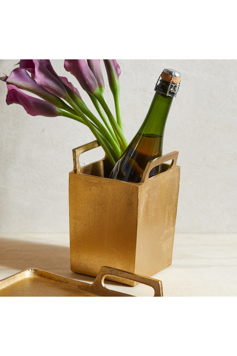 Seline Wine Chiller, Alternate, color, Gold