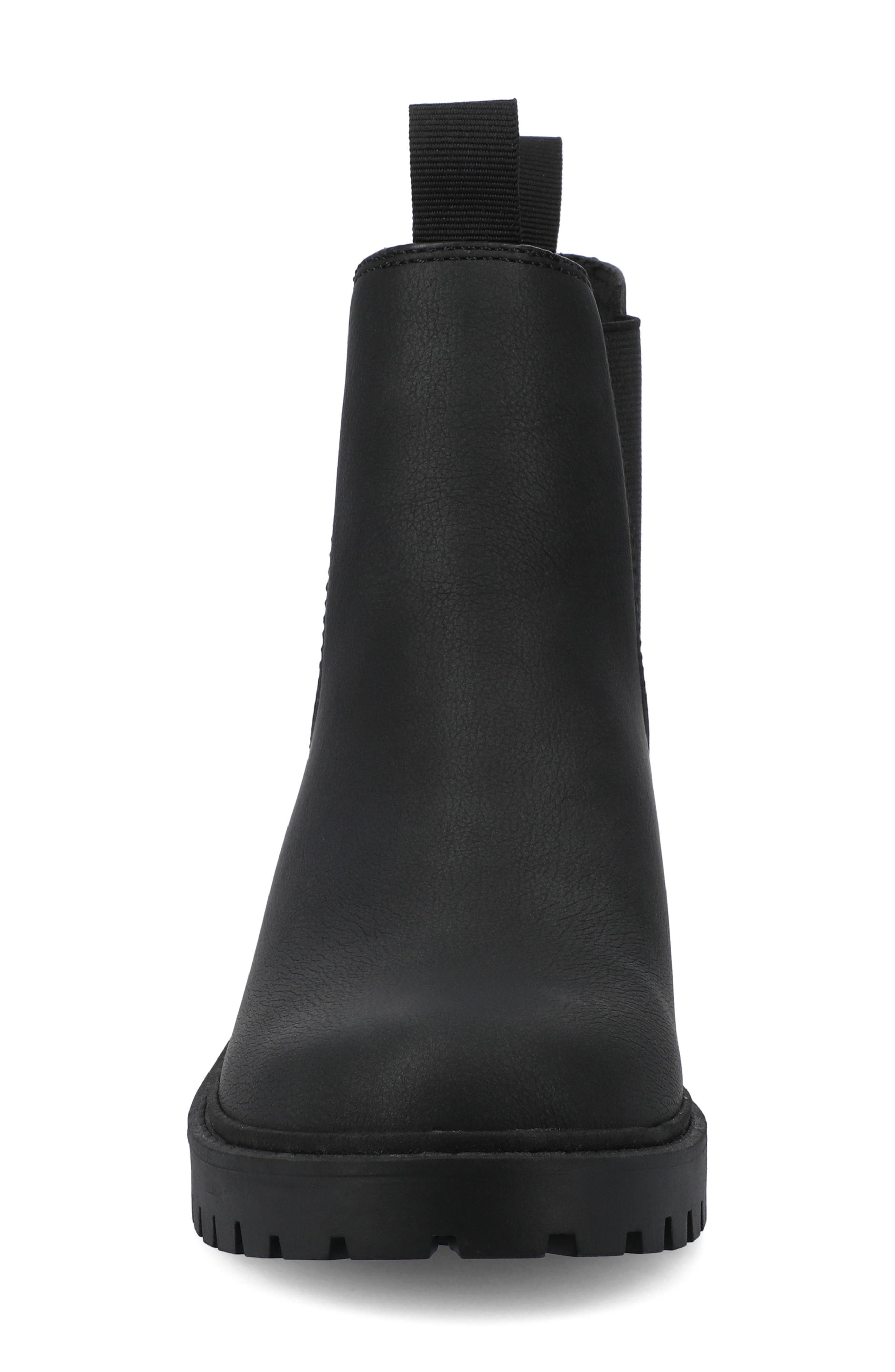 Journee Collection Blanche Chelsea Boot, Alternate, color, Vintage/ Black