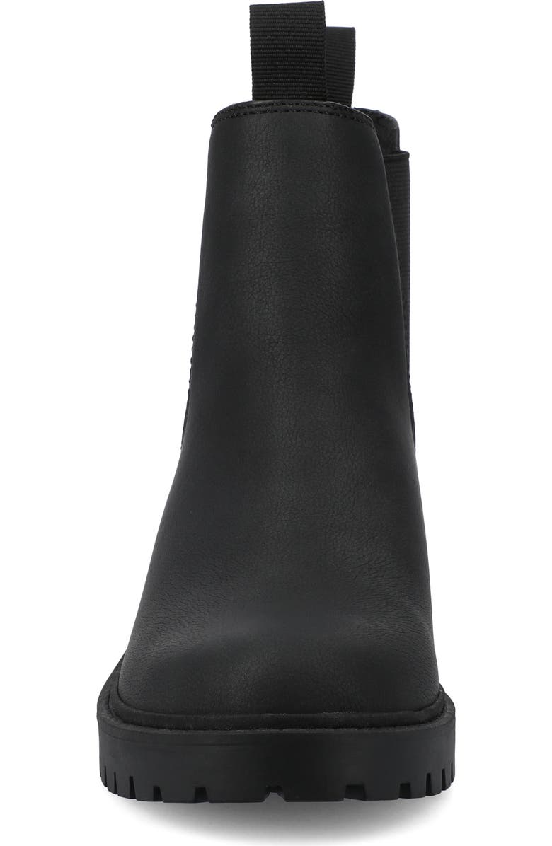 Journee Collection Blanche Chelsea Boot, Alternate, color, Vintage/ Black