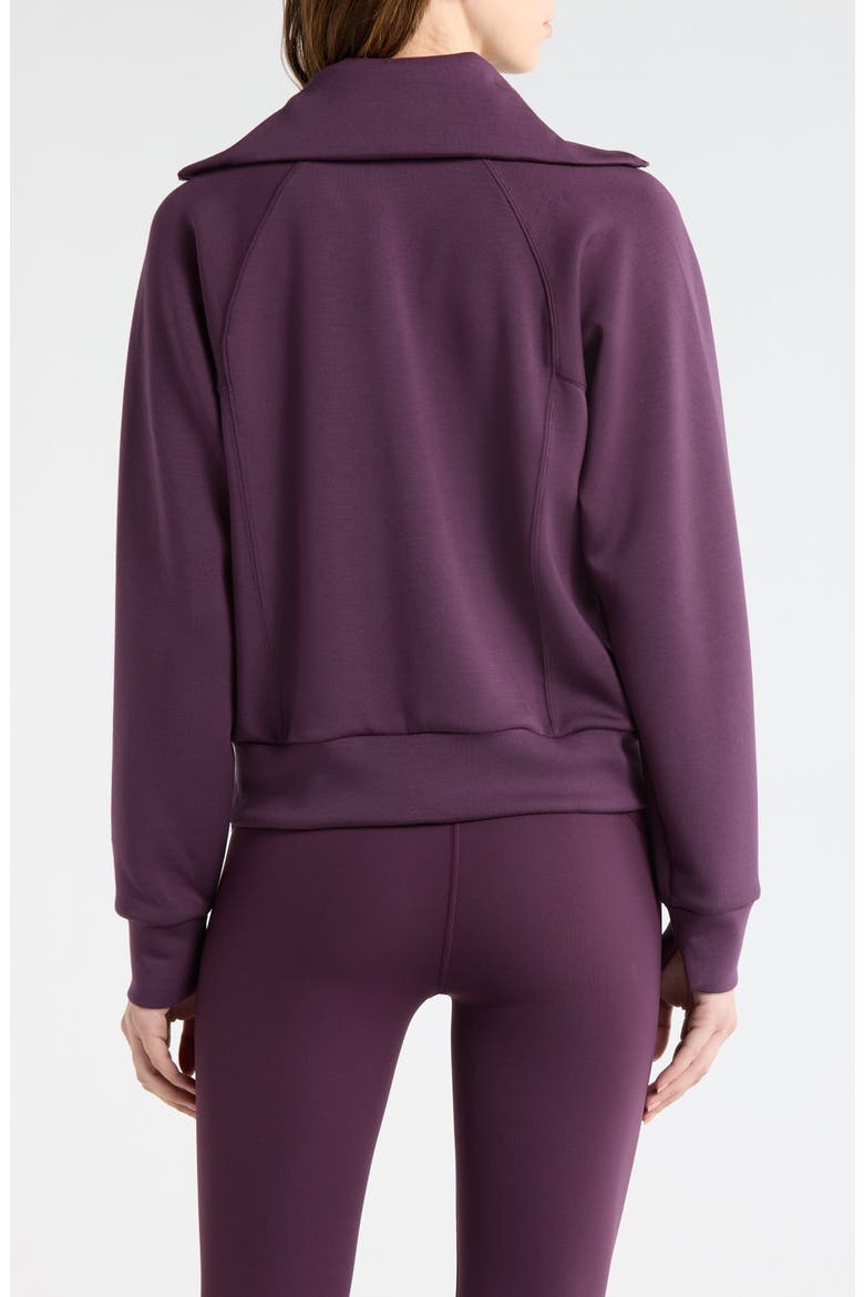AirEssentials Half Zip Sweatshirt, Alternate, color, BLACKBERRY