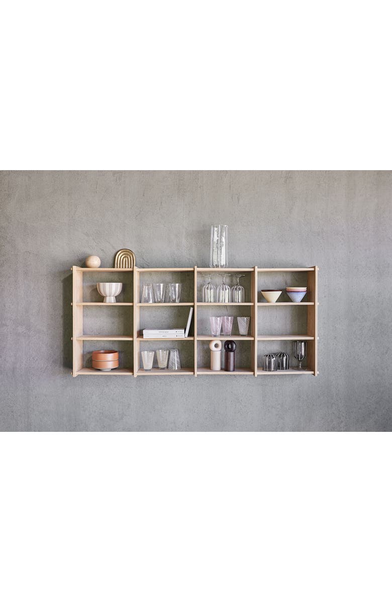 OYOY Yuka Groove Glass Set, Alternate, color, Clear