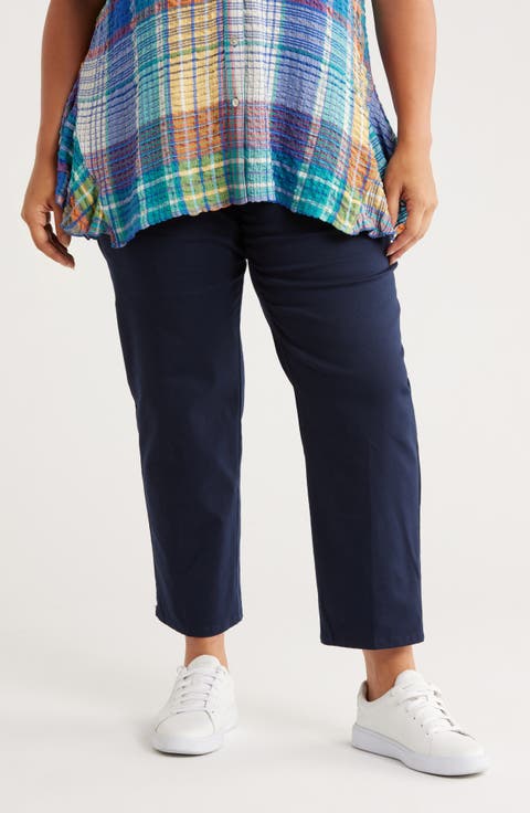 Cotton Blend Pants (Plus)