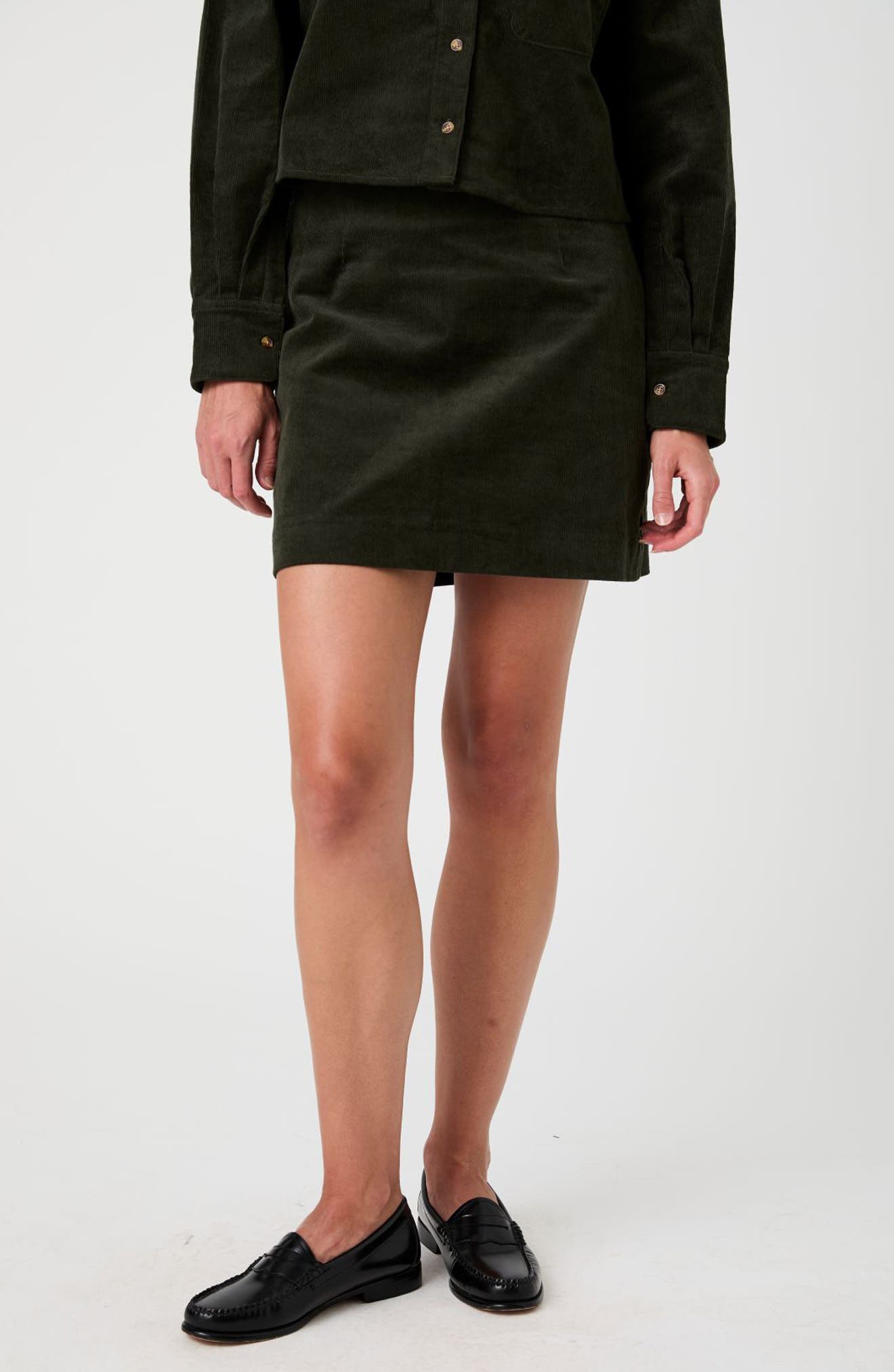 Corduroy Miniskirt