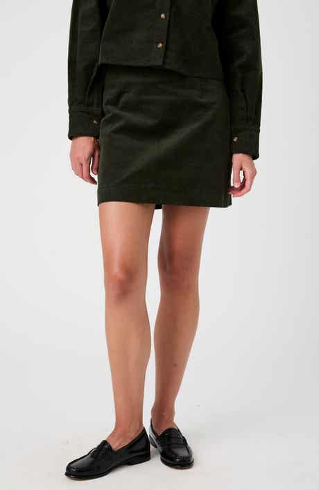 Corduroy Miniskirt