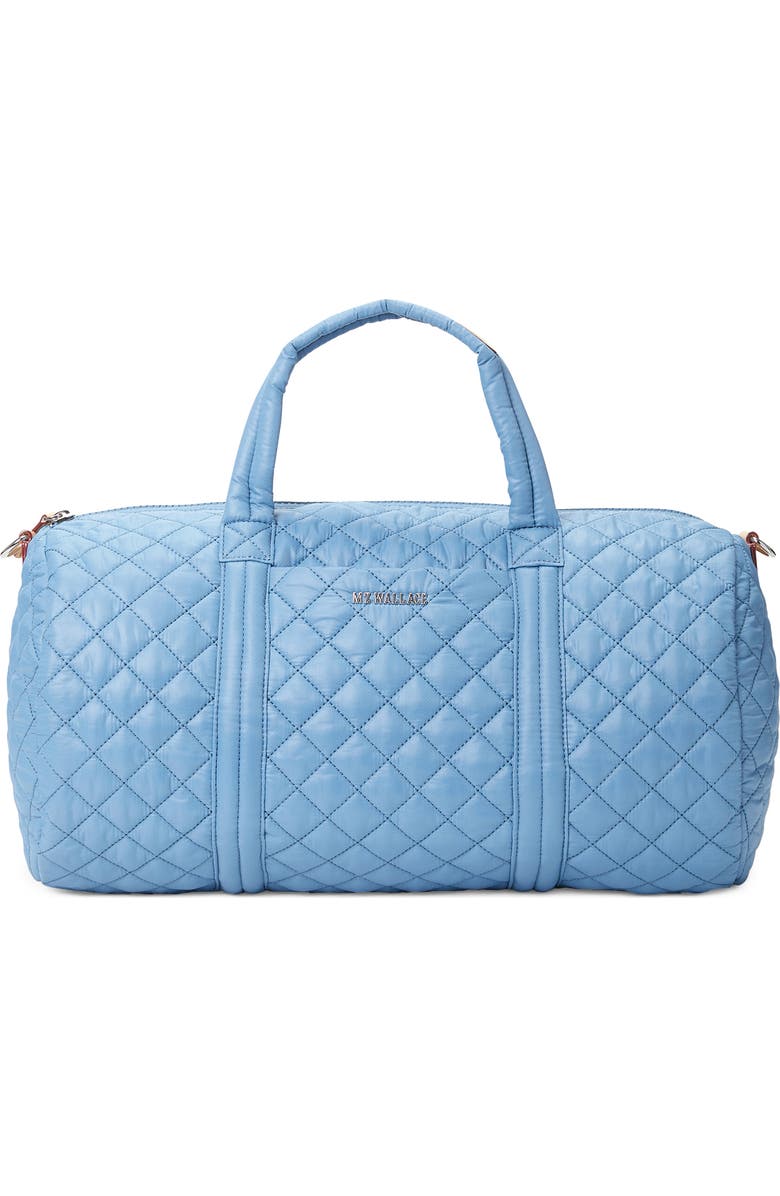 MZ Wallace Morgan Quilted Nylon Duffle Bag, Main, color,