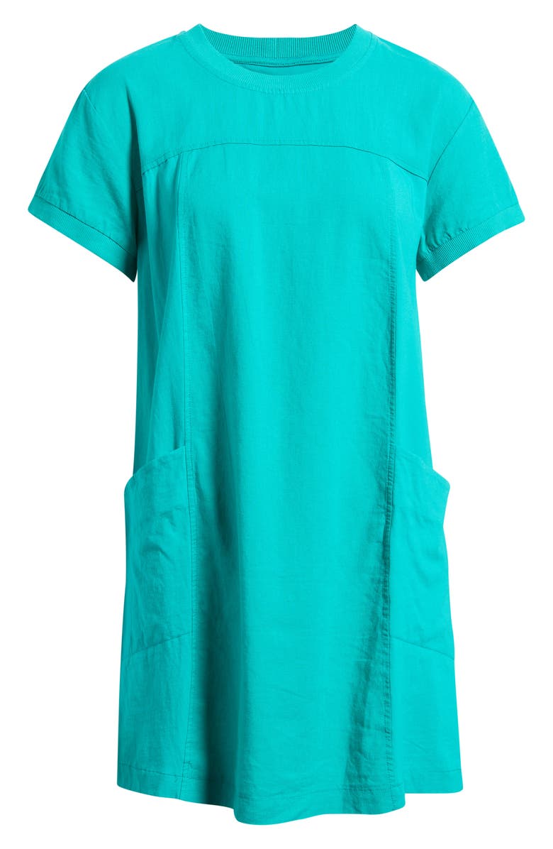 CITY BLUES Crewneck Minidress, Alternate, color, Kelly